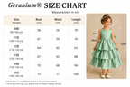 Geranium Girls Mint Green Satin Tiered Ruffle Dress - Oversized Back Bow Flower Girl Gown KD-204