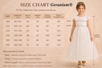 Geranium Elegant 3D Floral Applique Cap Sleeve Flower Girl Dress - Ankle Length Tulle Gown KD-234
