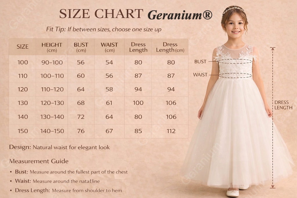 Geranium Elegant Floor-Length White Tulle Ball Gown for Girls with Sequin Appliques KD-236