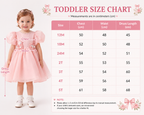 Geranium Elegant Blush Pink Puff Sleeve Baby Girl Dress - 3D Floral Appliques & Large Back Bow - Perfect for 1st Birthday, Weddings & Parties KD-364