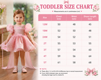 Geranium Sparkling Pink Sequin Toddler Princess Tutu Dress - Puffy Sleeves with Grand Back Bow & Streamers - Birthday & Flower Girl Gown KD-48