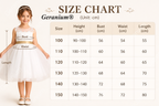 Geranium Elegant Lace Applique Flower Girl Dress - Illusion Back Tulle Tutu Party Gown with Champagne Sash KD-216