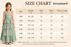 Geranium Elegant Halter Satin and Tulle Junior Bridesmaid Dress with Back Bow KD-205J