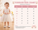 Geranium Elegant Champagne Floral Embroidery Flower Girl Dress with Oversized Back Bow KD-25