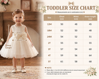 Geranium Exquisite Baby Girl Pearl Tulle Princess Dress with Oversized Back Bow - Elegant Flower Girl & Birthday Party Gown KD-41