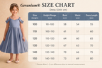Geranium Elegant Dusty Blue Satin Off-The-Shoulder Flower Girl Dress with Oversized Back Bow KD-257