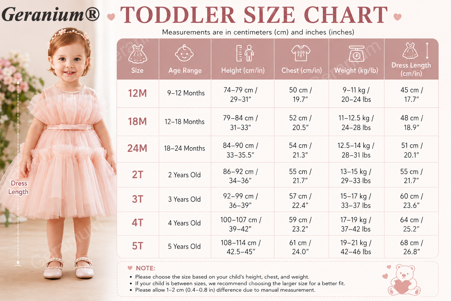 Geranium Elegant Pearl Neckline Tiered Tulle Flower Girl Dress - Sleeveless Ruffled Toddler Ball Gown for Weddings & Birthdays KD-43