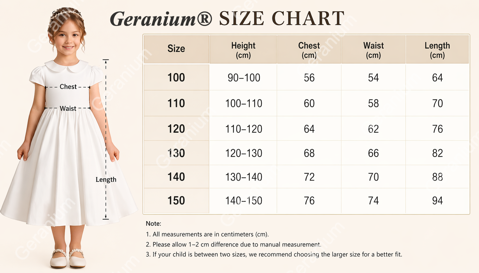 Geranium Elegant White Satin A-Line Flower Girl Dress - Peter Pan Collar Short Sleeve Party Gown with Oversized Back Bow KD-203