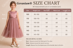 Geranium Enchanter Mauve Butterfly Wing Flower Girl Dress - Tulle Princess Party Gown for Kids KD-214