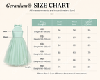 Geranium Elegant Sage Green Halter Flower Girl Dress with Statement Bow Back & Tulle Skirt KD-205